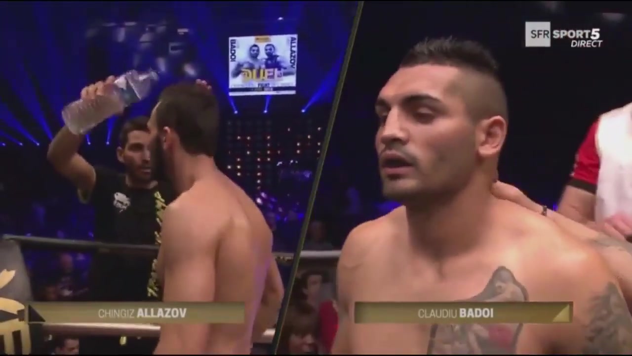 [图]【单方面秀技术】钦吉兹·阿拉佐夫 Chingiz Allazov VS 克劳迪乌·拜德奥伊 Claudiu Badoi