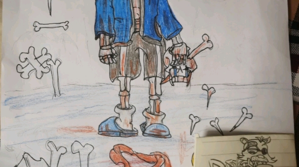 精神错乱sans绘画