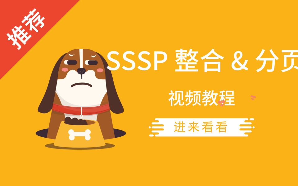 SSSP 整合 & 分页 视频教程 | 2小时哔哩哔哩bilibili