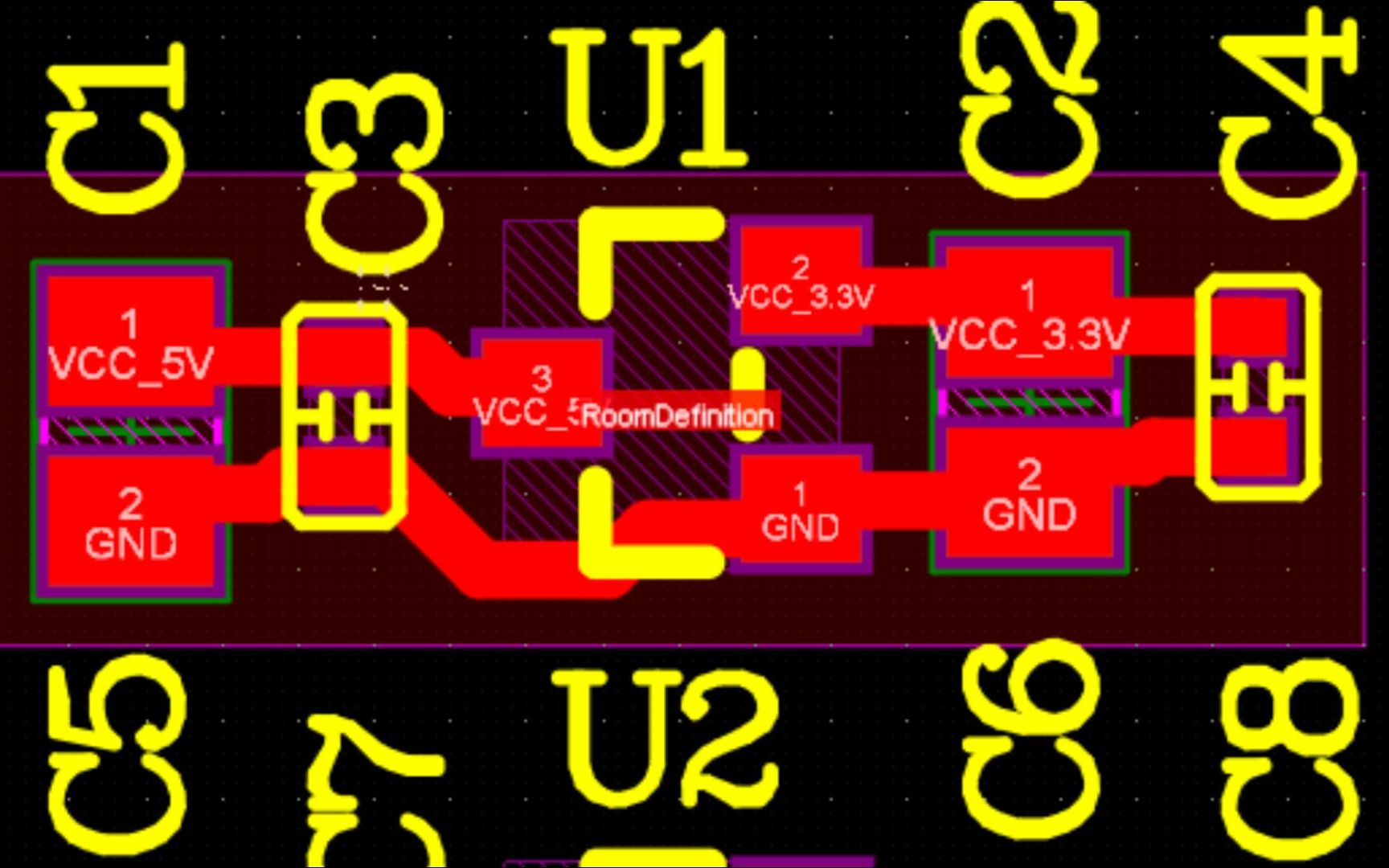 [图]第1集_Altium Designer 最新布局复用模块快速布线的使用技巧