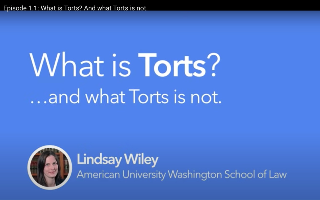 [图]侵权法-Episode 1.1- What is Torts? And what Torts is not.