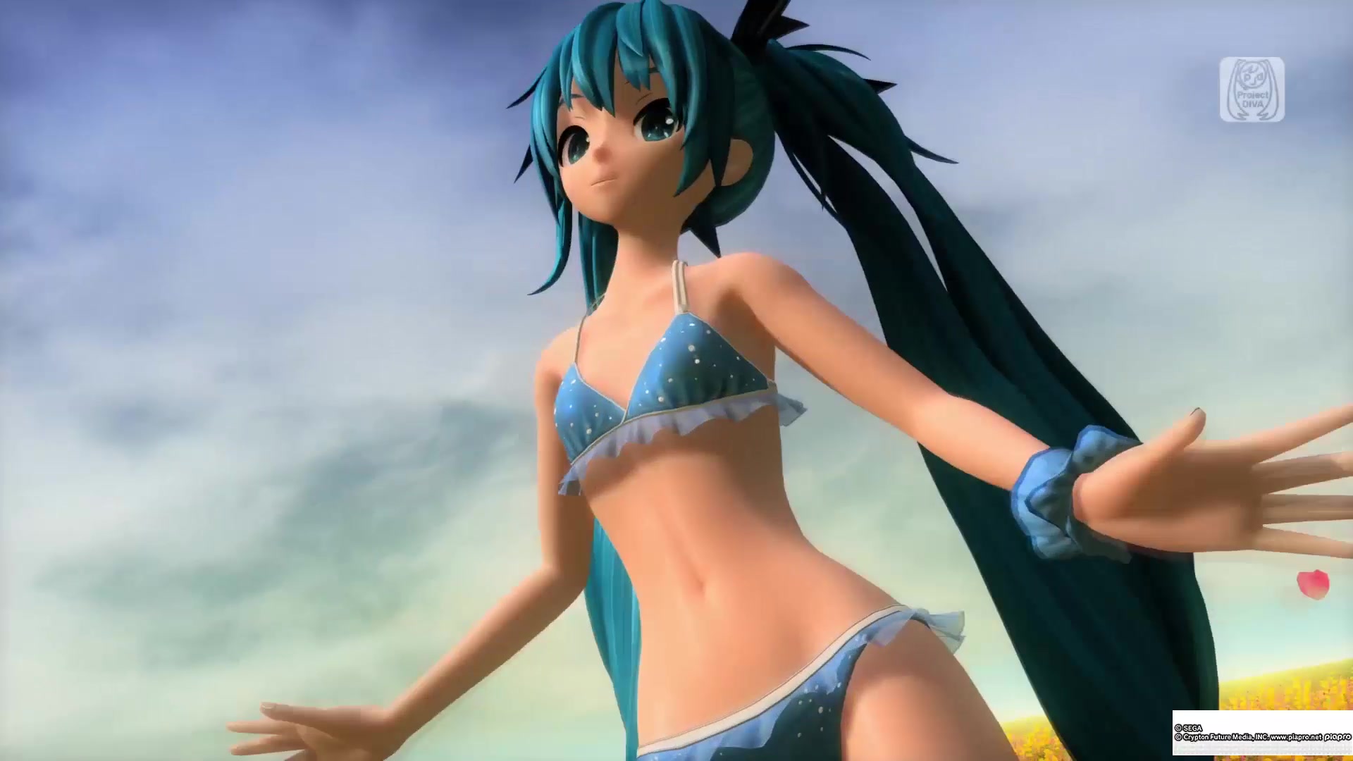 初音未来 甩葱歌 深海少女泳装版