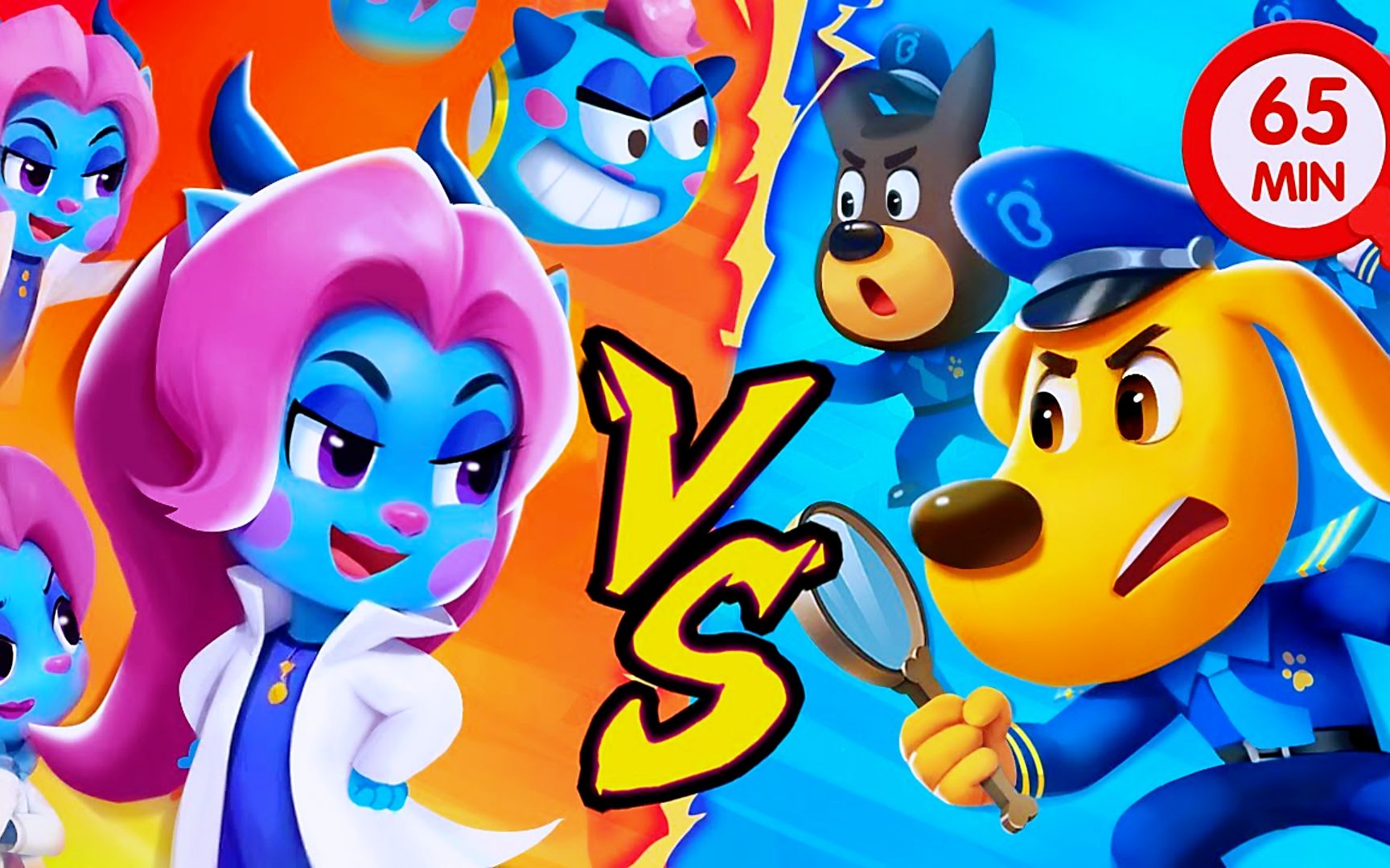 益智小动画:拉布拉多警长vs精灵怪,小警长能否看破它的计谋?