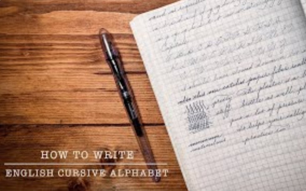 【转载】英文草书01 大小写字母(A Writing Guy)_哔哩哔哩_bilibili