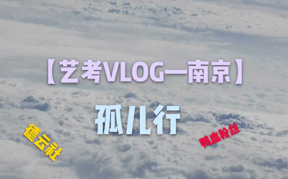 【艺考VLOG】 南京孤儿行 VLOG初尝试哔哩哔哩bilibili