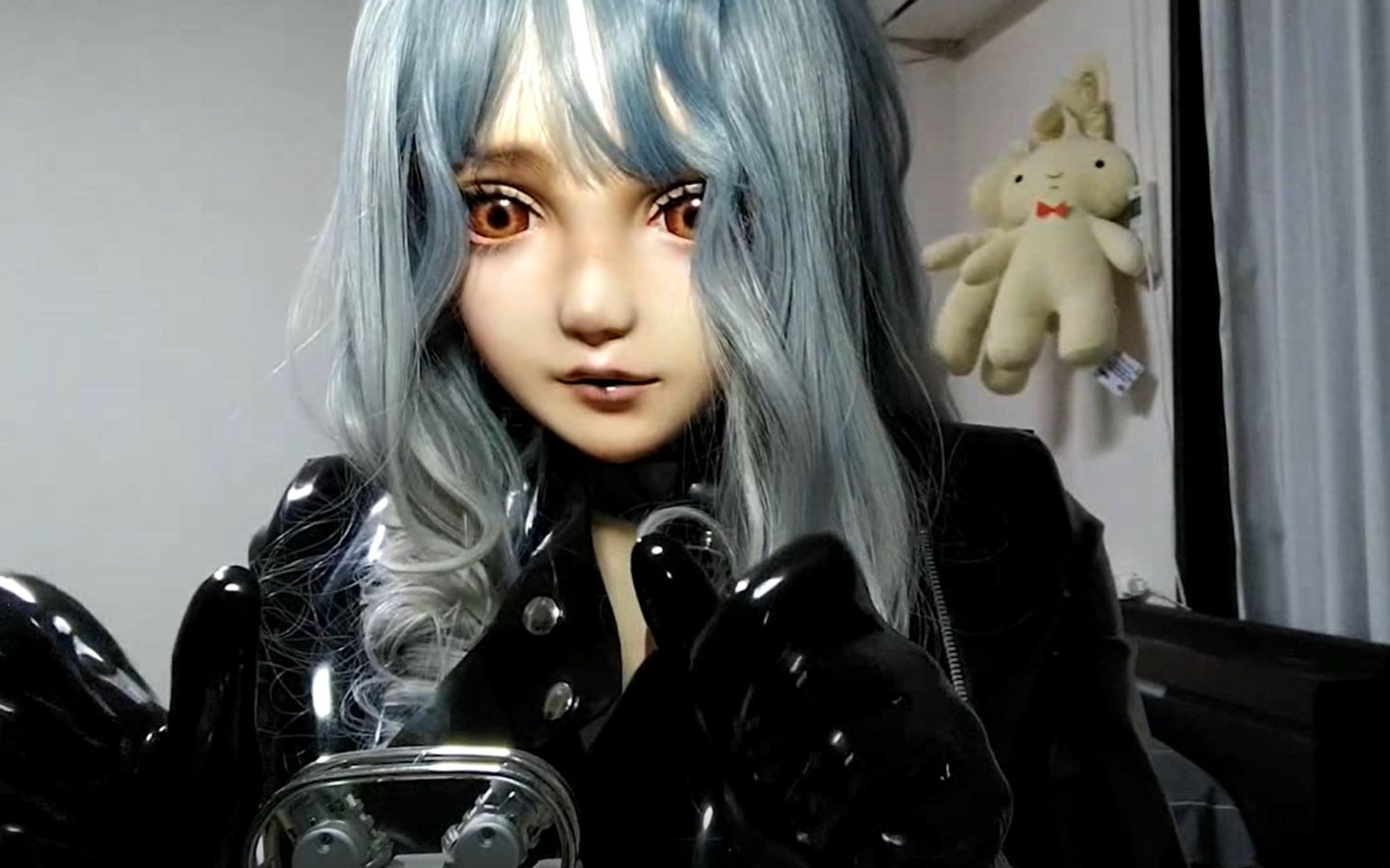 konana小七kigurumi娃娃的声音治疗为你放松助眠乳胶手套摩擦声鹅毛棒