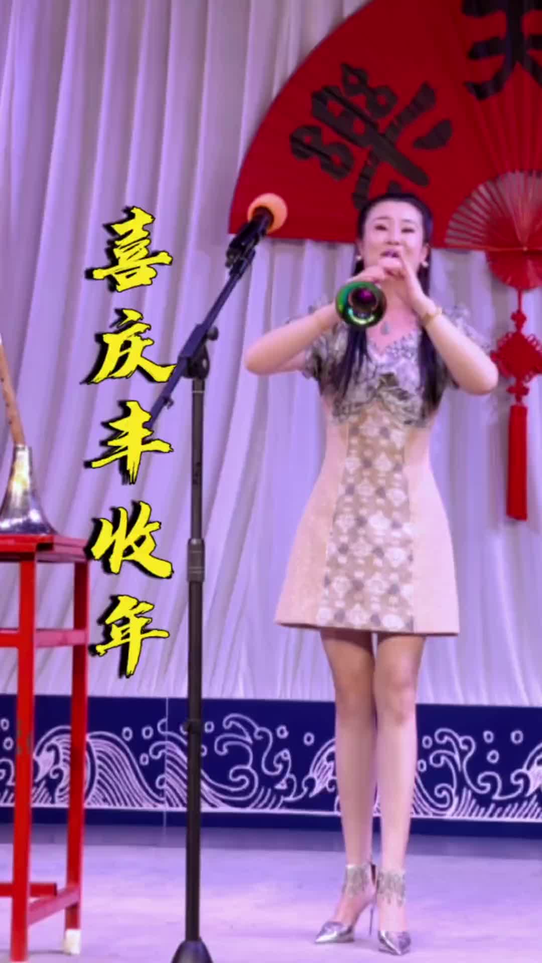 喜庆的日子喜庆唢呐曲儿喜庆丰收年唢呐演出现场上才艺中国东方伟哔哩哔哩bilibili