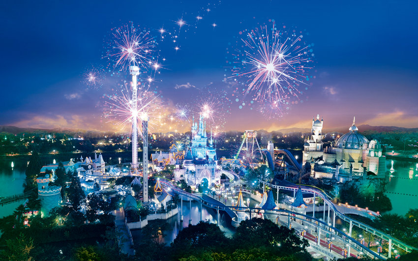 3韩国乐天世界晚场8.30游行_哔哩哔哩 (゜-゜)つロ 干杯~-bilibili