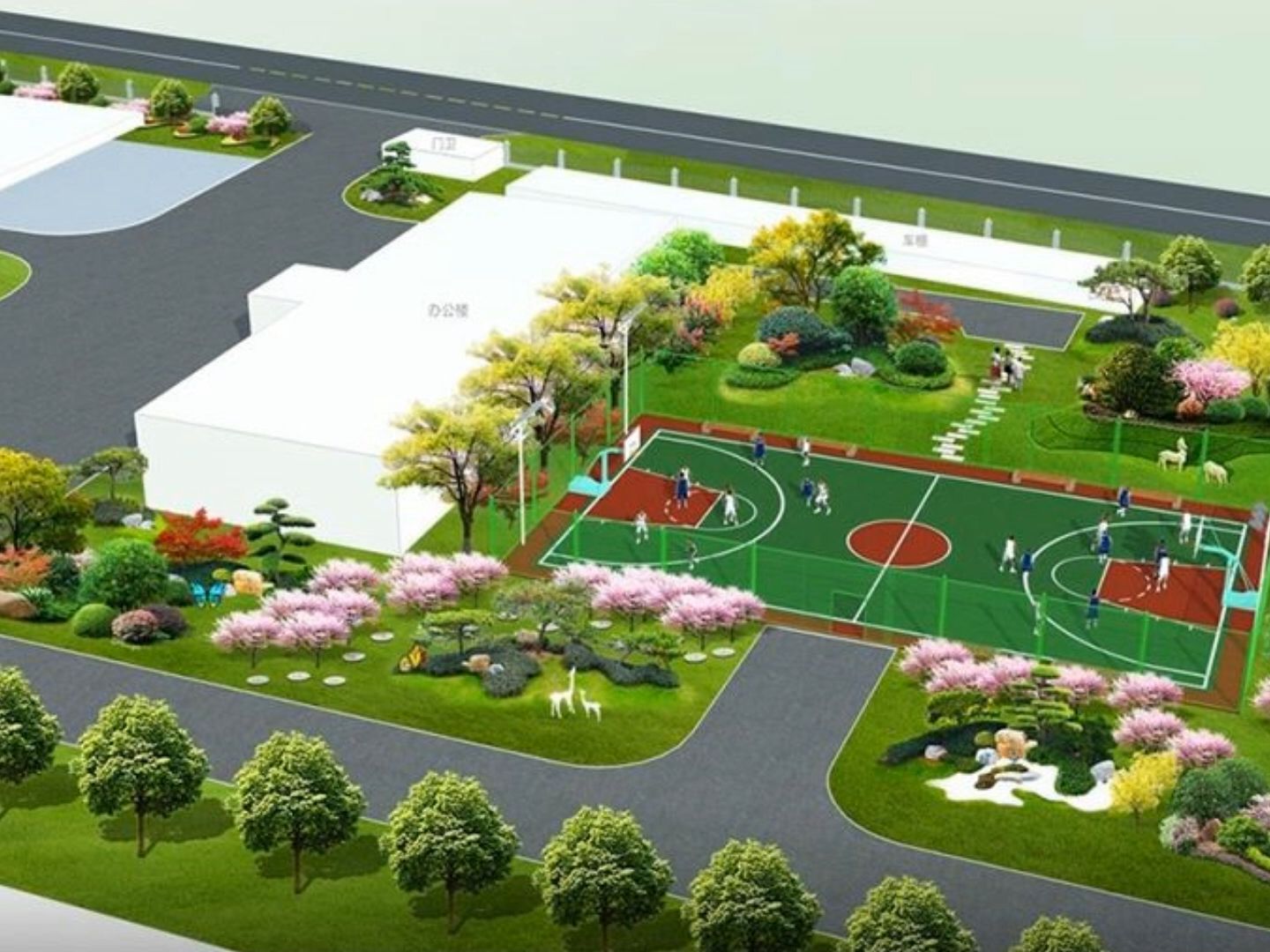 球场设计案例效果图