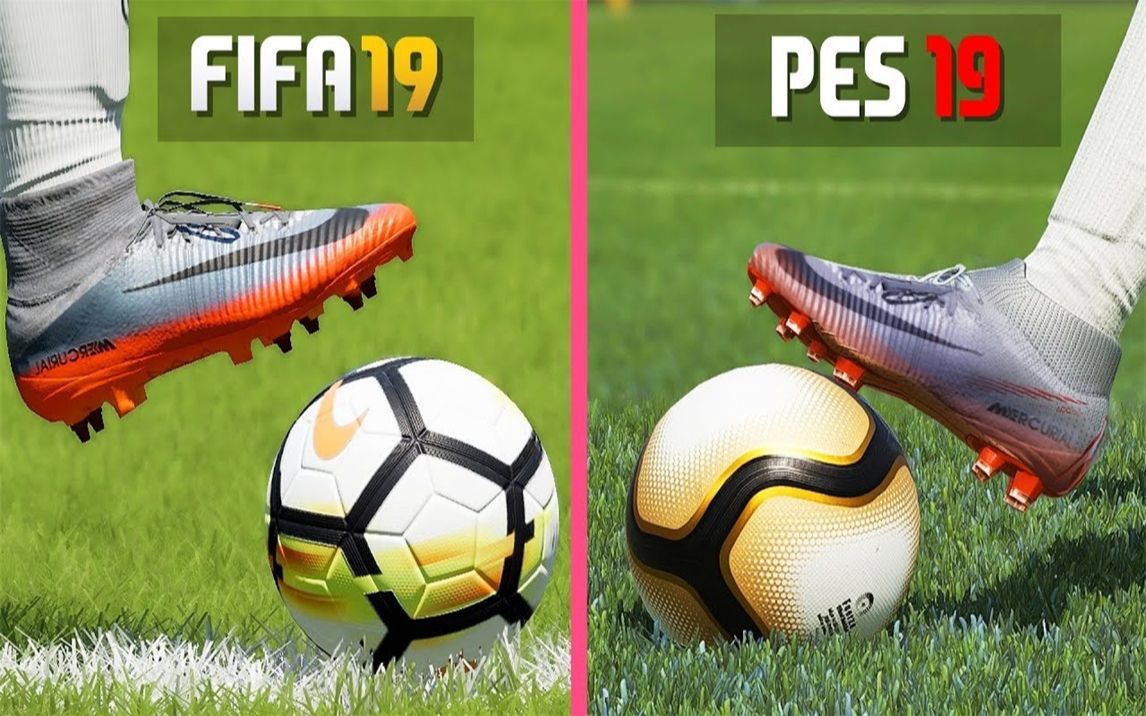 [图]【国外玩家自制对比】FIFA19 vs PES2019 画面特效对比视频 1080P