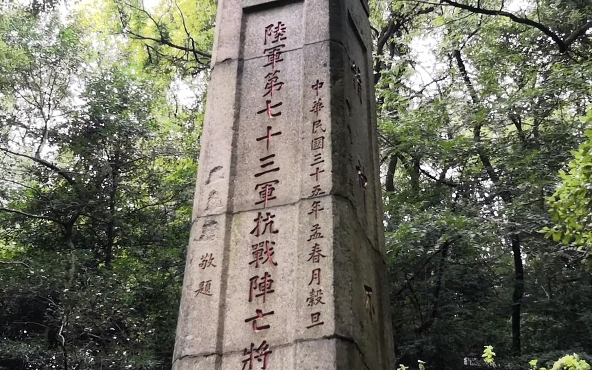 岳麓山名人墓图片