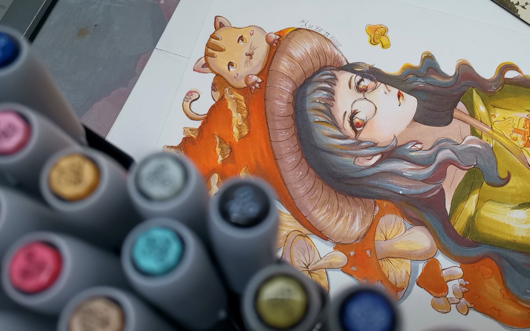 活动作品马克笔美辉马克笔测评绘画教程