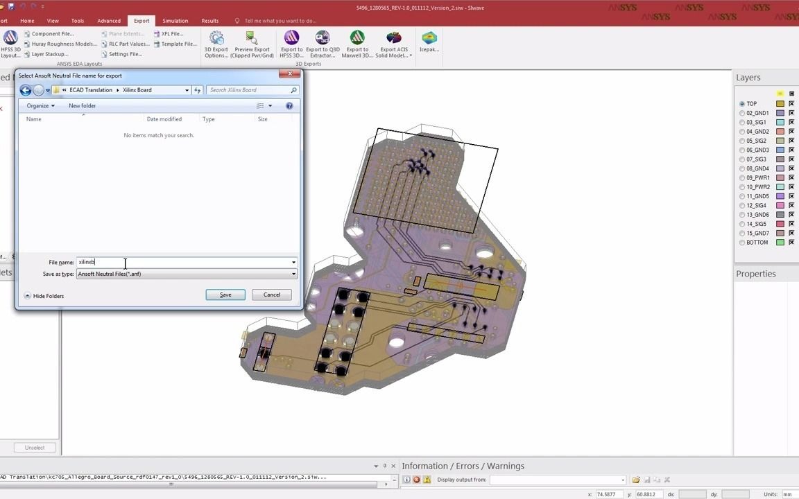 将BRD文件导入到Ansys SpaceClaim | ECAD第七部分哔哩哔哩bilibili