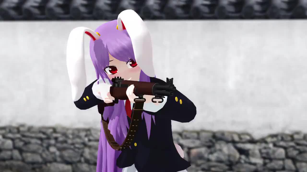 东方mmd铃仙只是在试射m1加兰德步枪