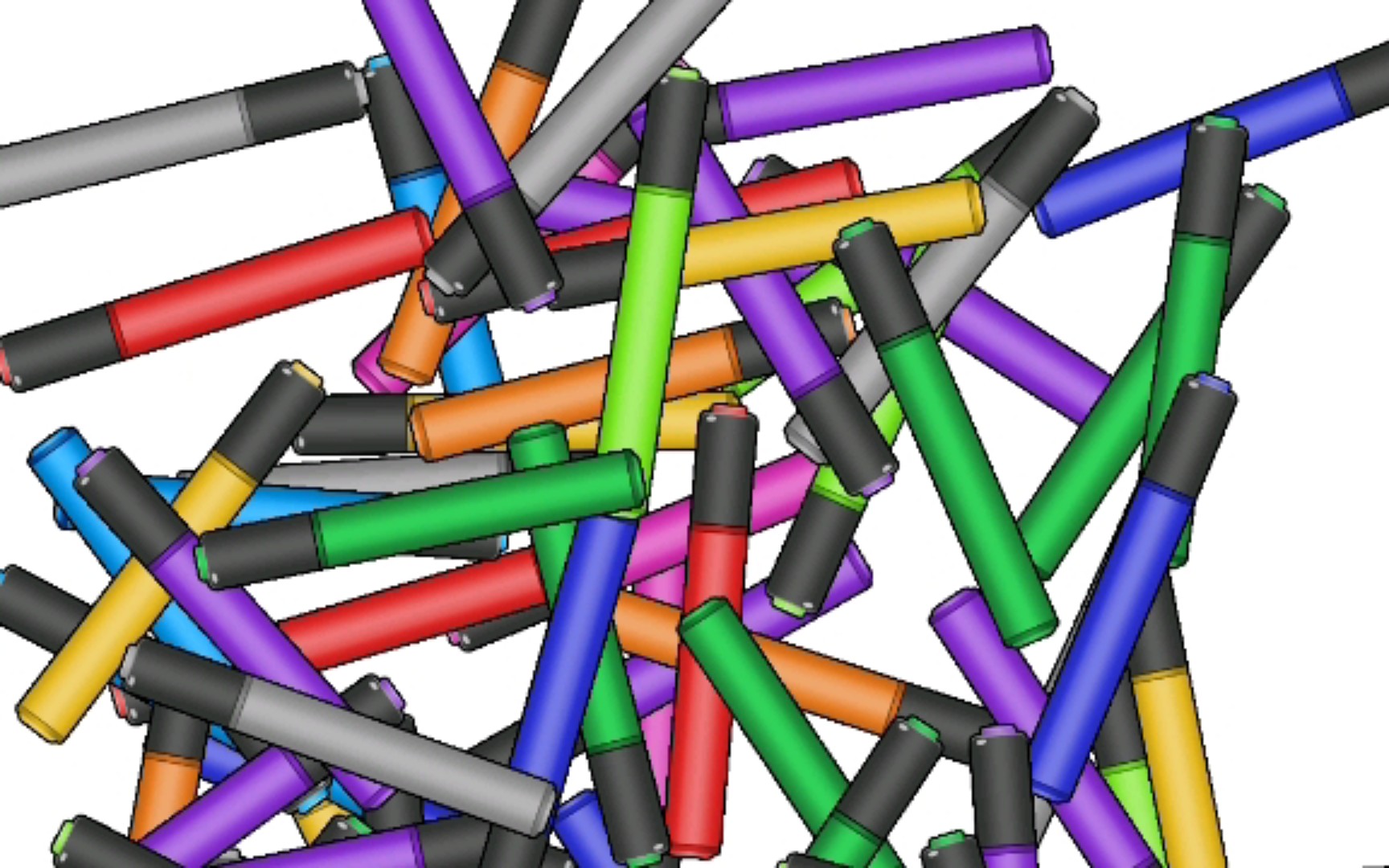 初中的时候挺爱玩撒笔拿笔的游戏的