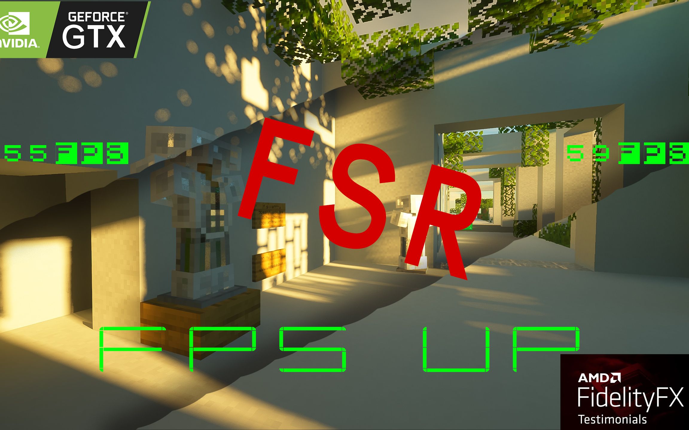 渣机福利！！FSR！！我的世界java光追开启FSR能带来多少帧数提升？？？附带链接_我的世界