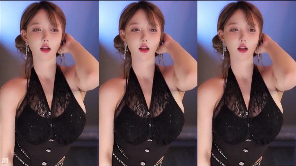 minana米娜,黑色晚礼服