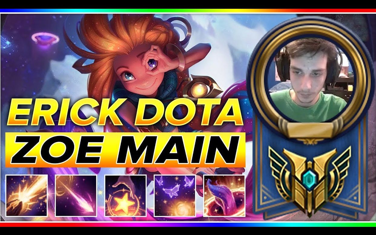 Erick Dota 暮光星灵佐伊 精彩蒙太奇  NA Zoe Main [The Legends]哔哩哔哩bilibili