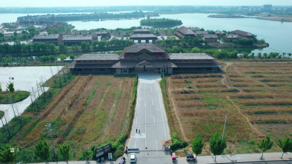 山東曹縣八里灣風景區美麗景色