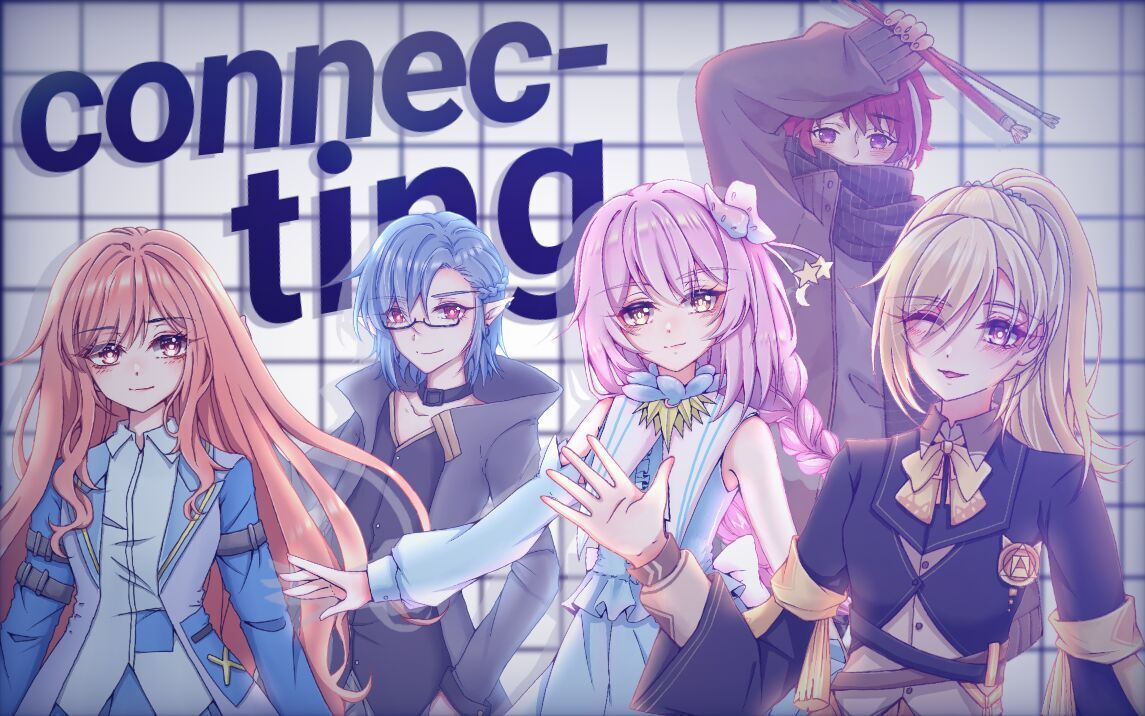 【Flashing五人男女翻唱】connecting绝美翻唱(原创pv)哔哩哔哩bilibili