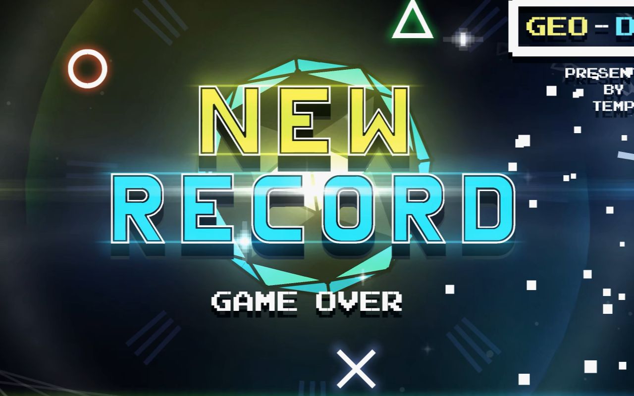 [图][4K/120Fps] "New Record"( Extreme Demon) by Temp and more || 几何冲刺/Geometry Dash