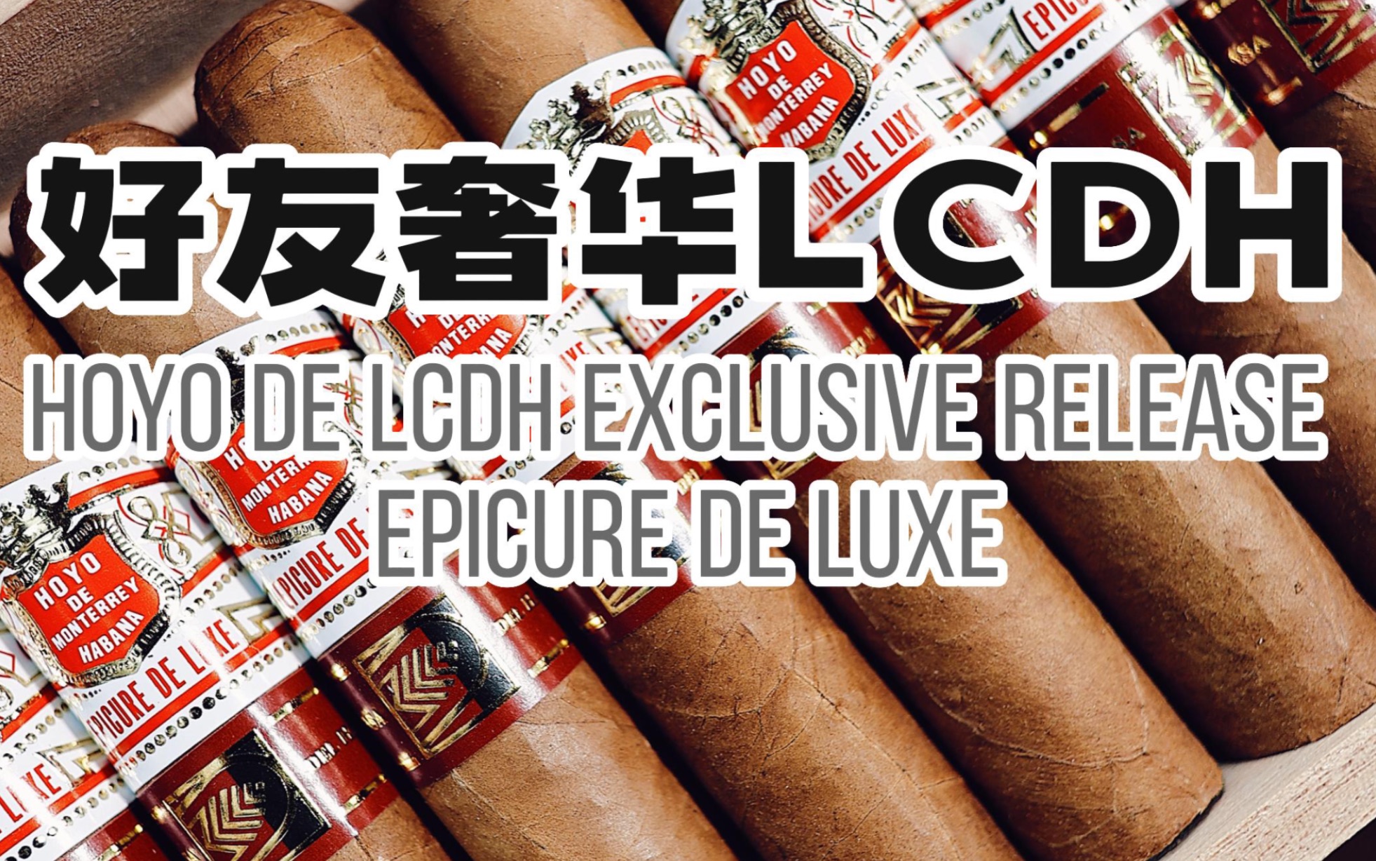 好友奢华美食家lcdh雪茄开箱品吸