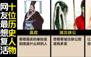 下载视频: 网友最想复活的10位历史人物