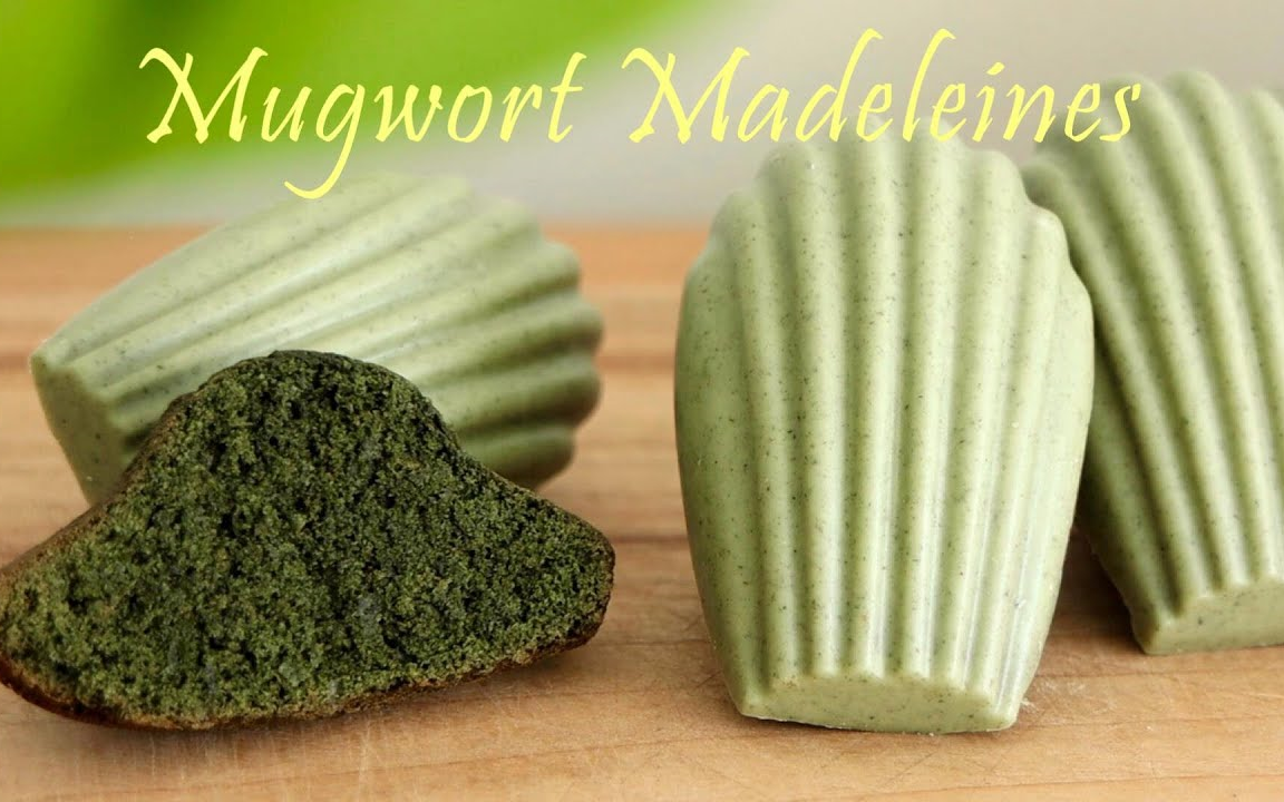 【HADA】外婆口味取向狙击!香味绝了!春天常吃的甜点艾草玛德琳~|Mugwort(Ssuk) madeleines哔哩哔哩bilibili