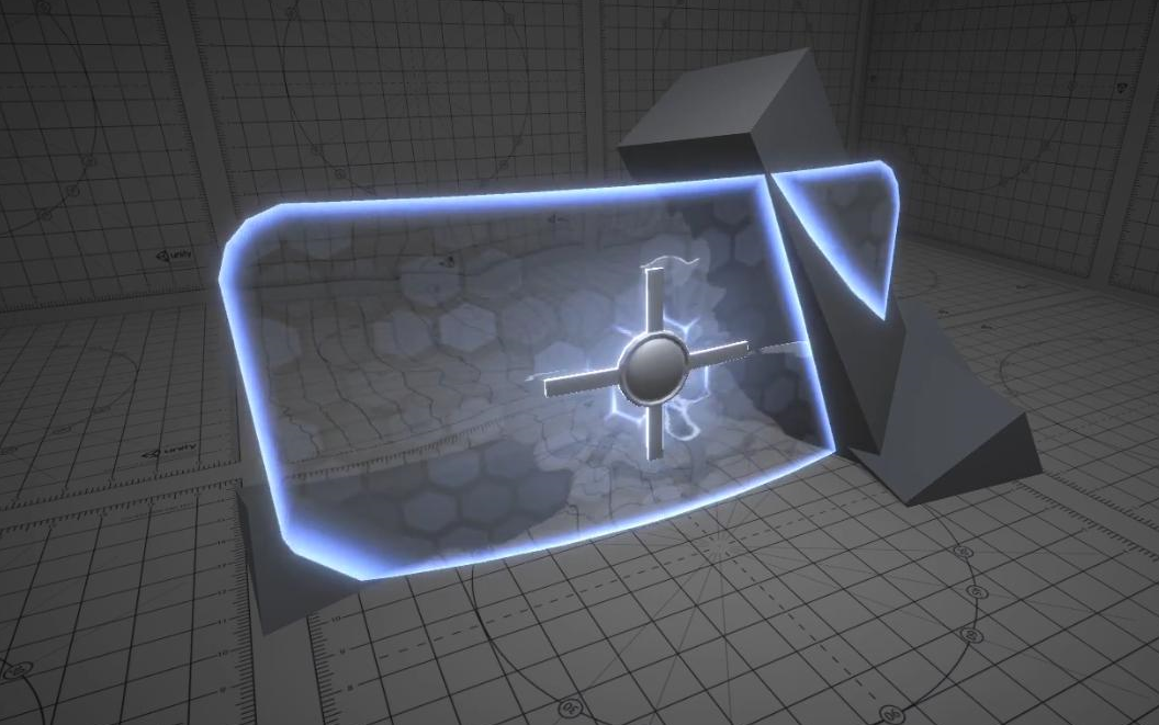 unity3d科技盾特效制作流程含建模shader制作