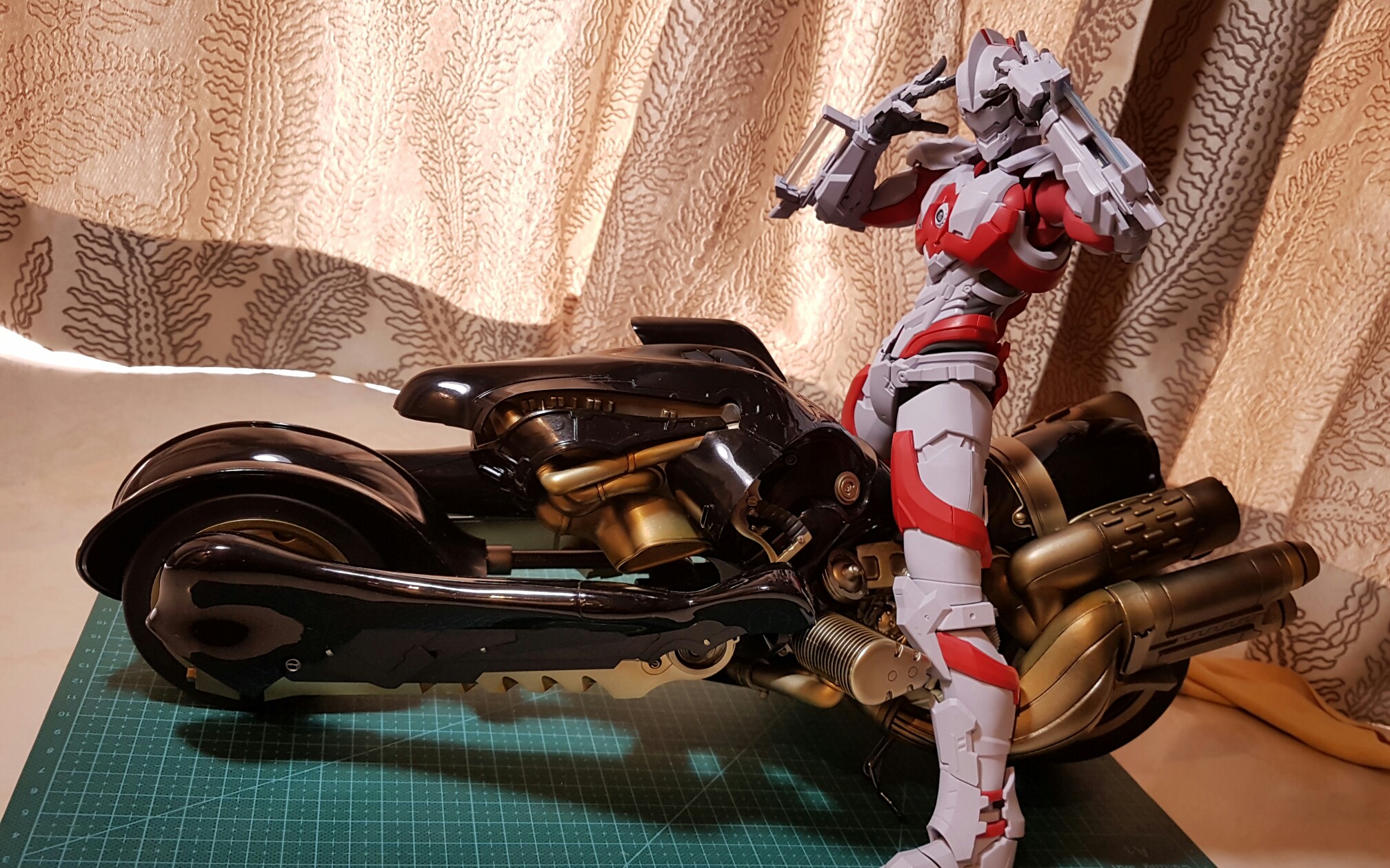 pa改芬里尔克劳德套装简单开箱part2~这摩托车帅炸了!