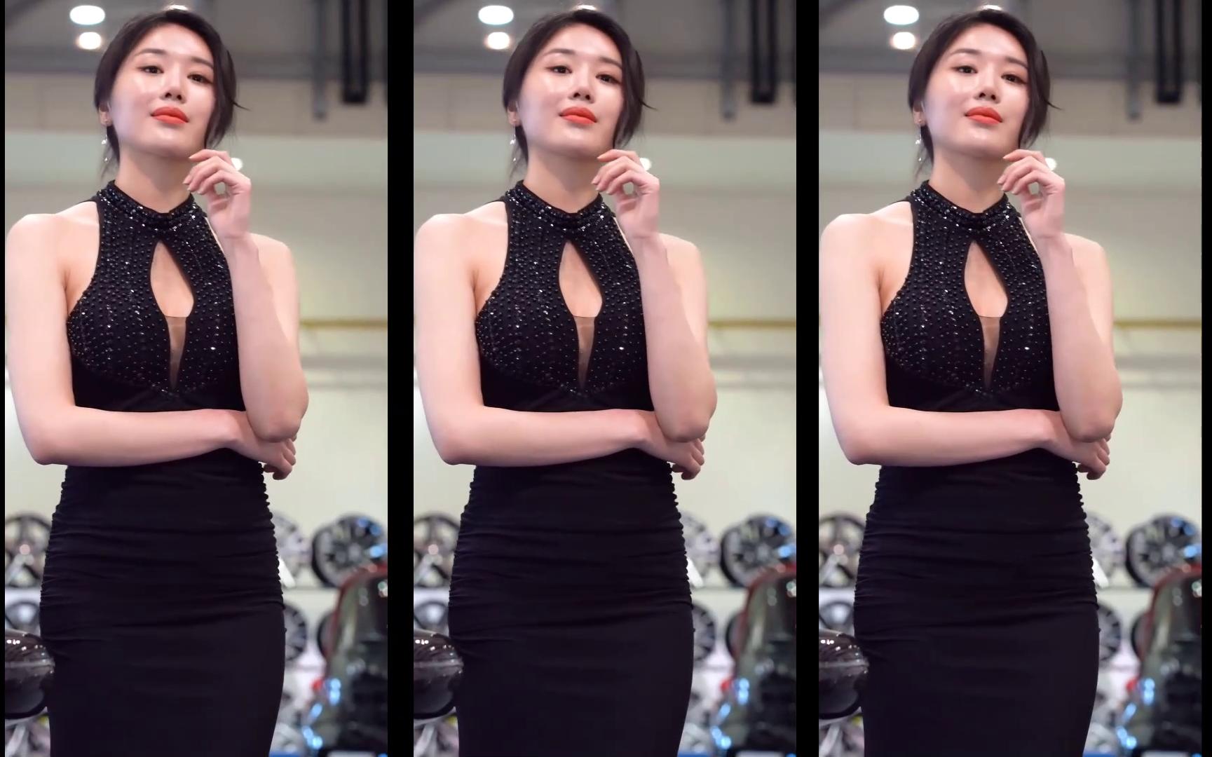 赵敏智车展现场