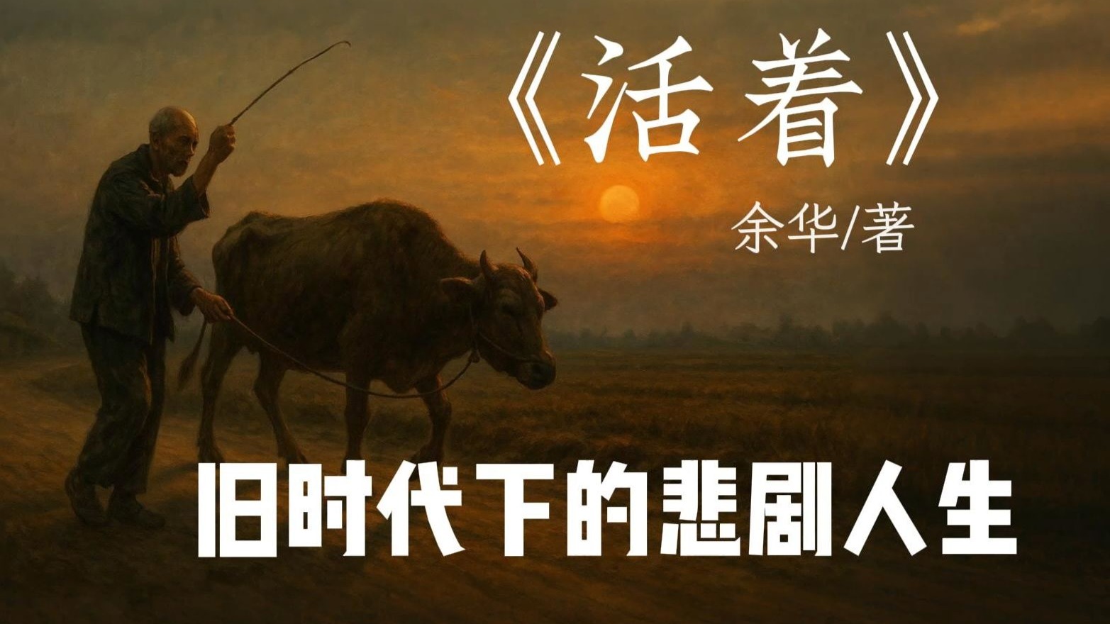 余华《活着》丨当世界夺走你的一切,如何还能"好好活着"?