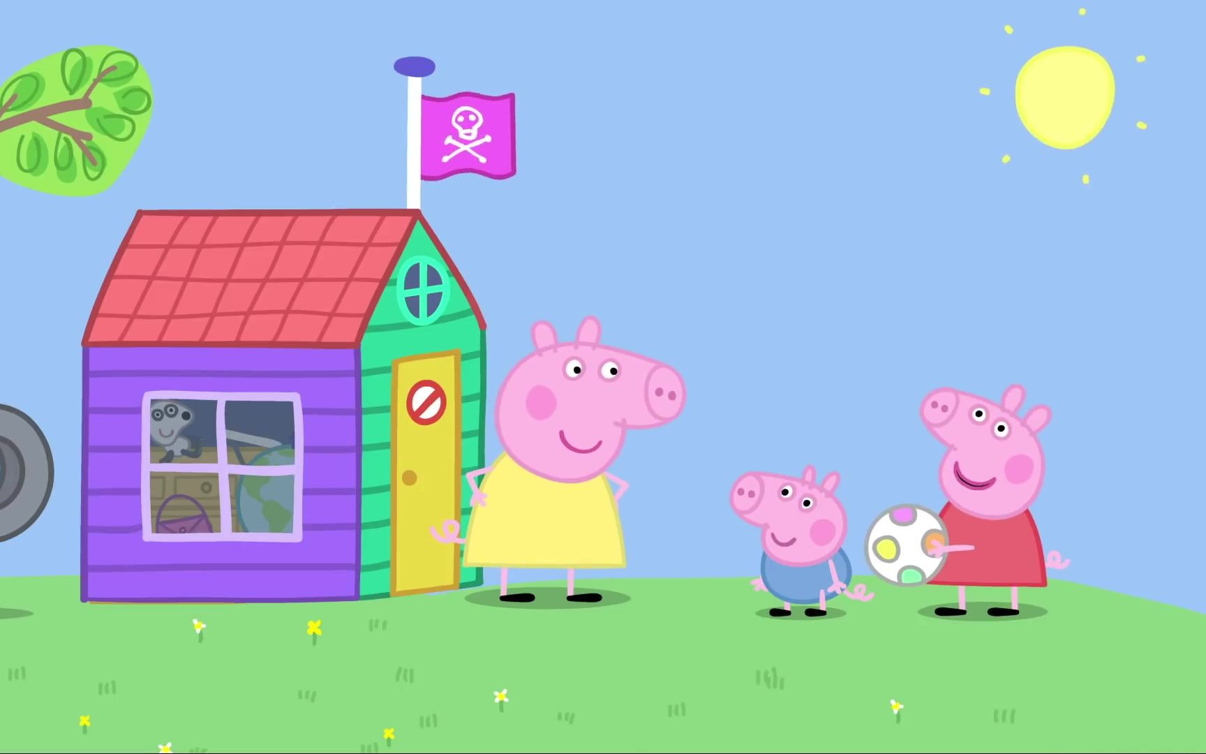 peppa pig official channel : george pig becomes a baby piggy