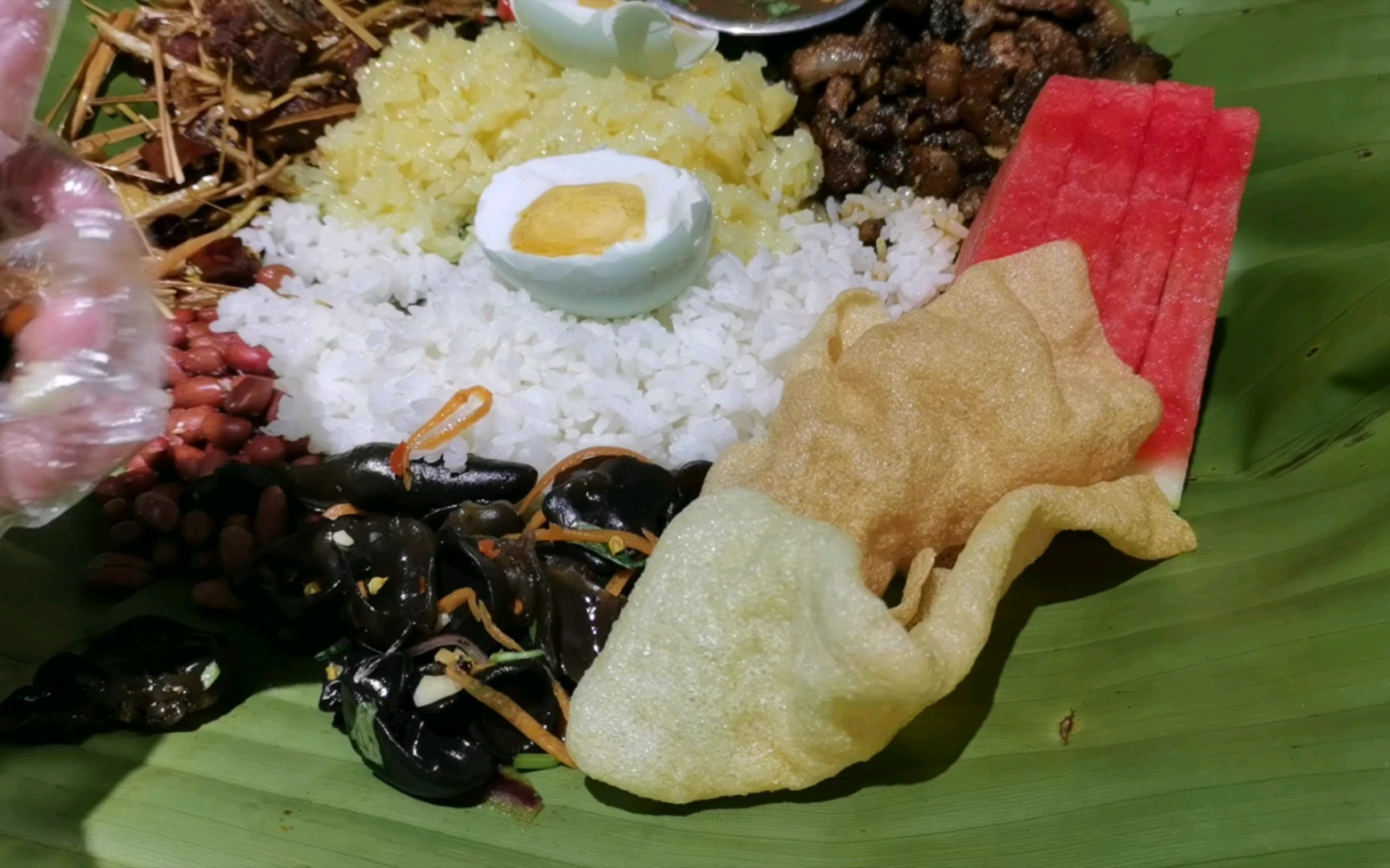 云南傣味手抓饭初尝试