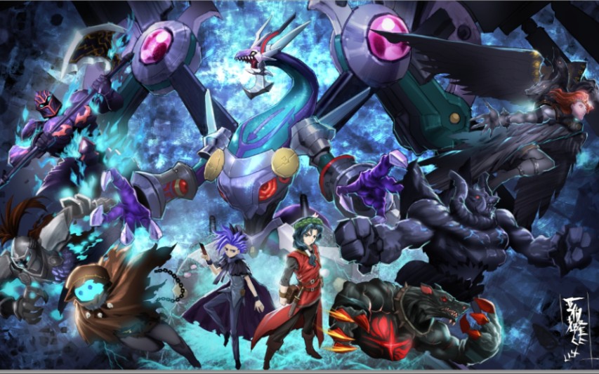 百鬼哥布林幻影骑士团系统内做图腾鸟魔陷康以及加速超量展示-在下