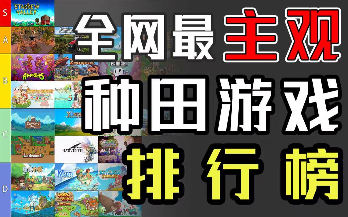 全网最主观的种田游戏排行榜:农夫山泉有点田!单机游戏热门视频