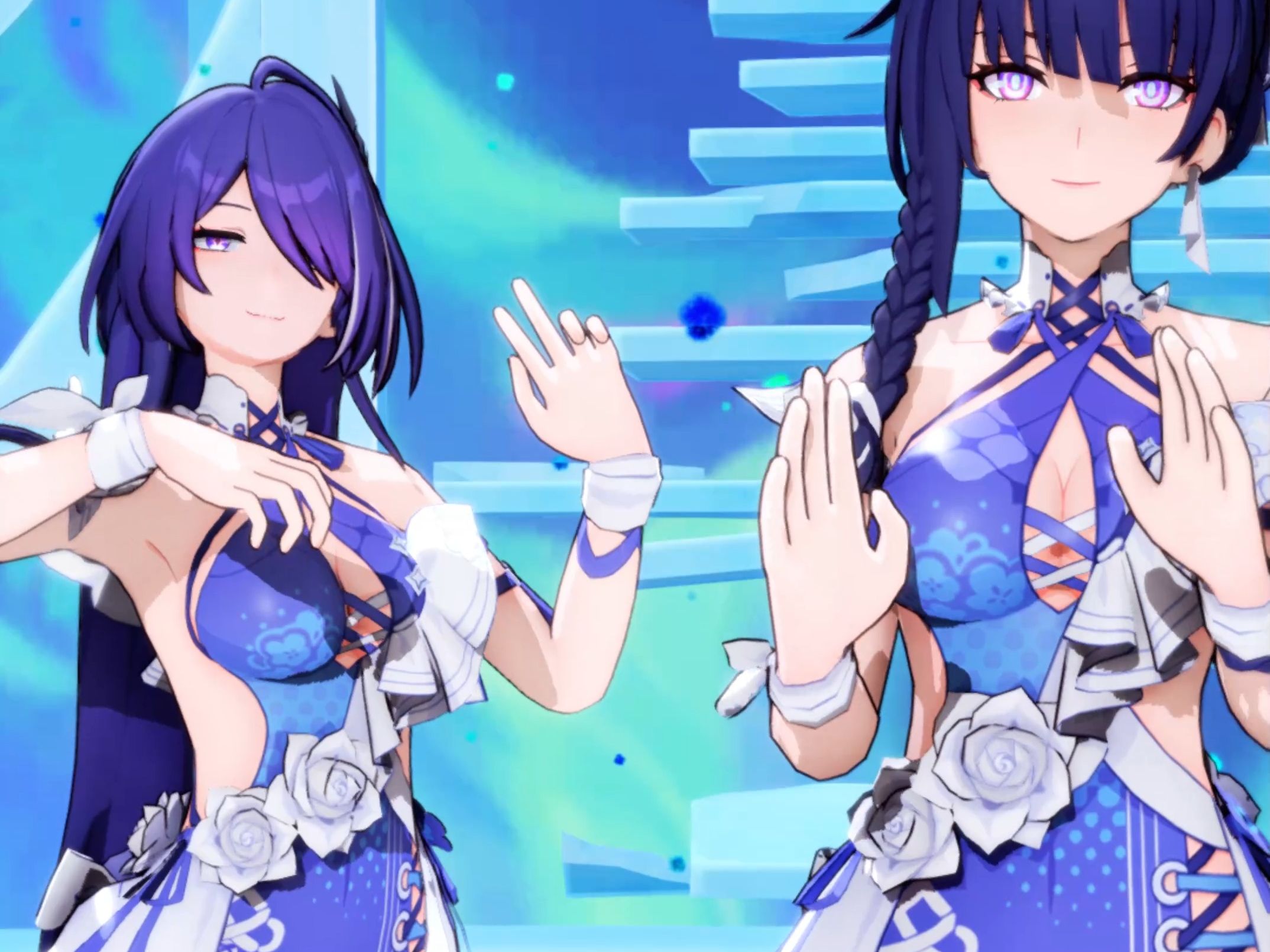 芽衣黄泉姐妹花