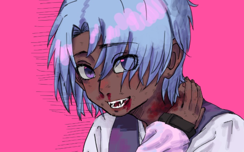 画世界画画黑皮帅哥