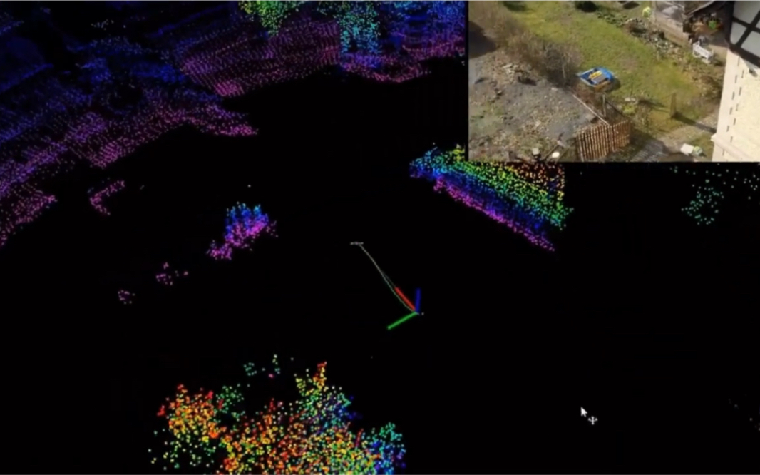 震撼無人機激光雷達實時三維定位重建地圖