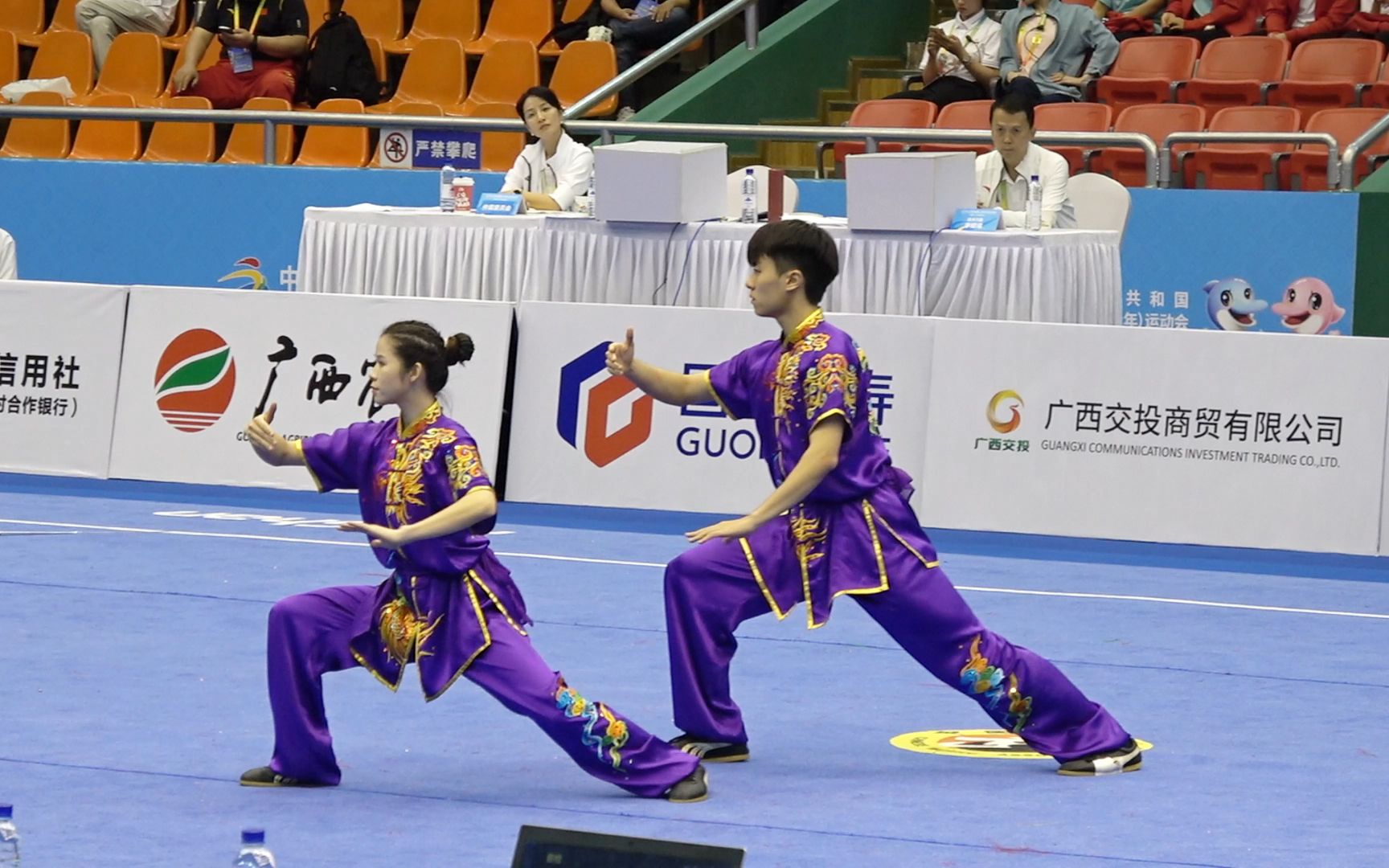 从长拳刀剑到太极 全国第一届学青会武术比赛在南宁精彩不断