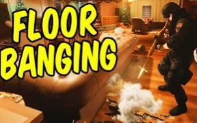 Teo  FloorBanging the Enemy  Rainbow Six Siege Funny Momen哔哩哔哩bilibili