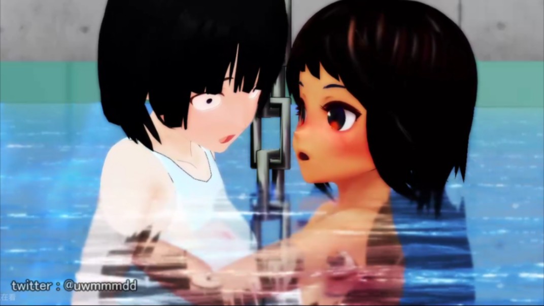 [图]【mmd】和潜水教练下水，差点溺死