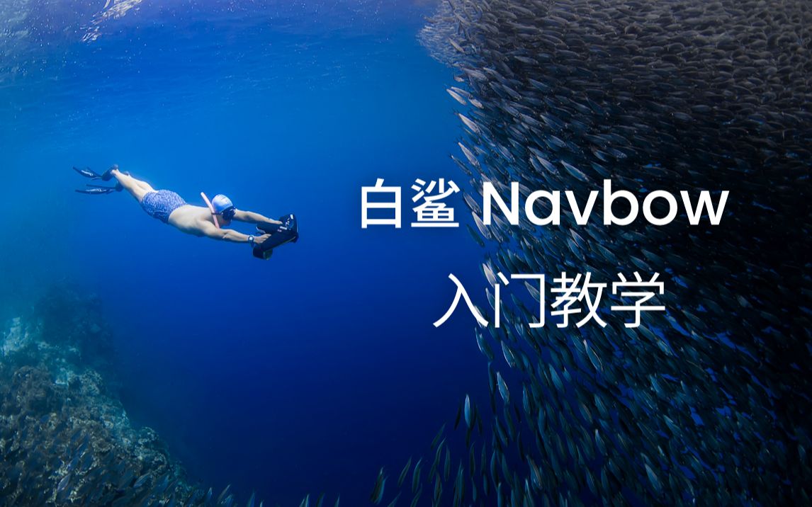 【Sublue深之蓝】如何使用白鲨Navbow水下助推器视频教学哔哩哔哩bilibili