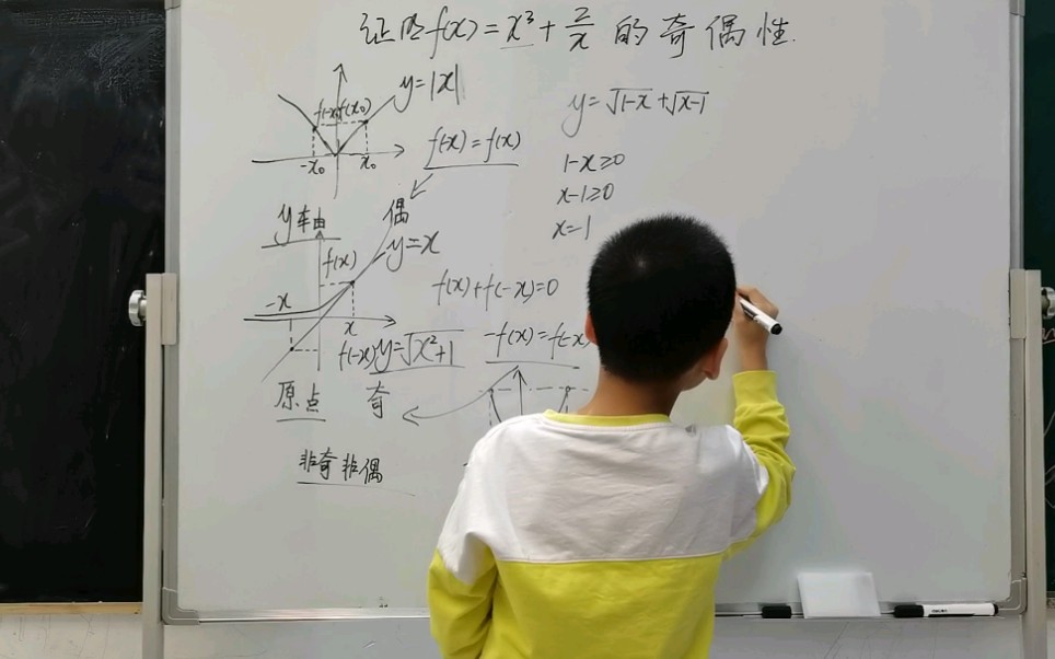 小学生自学高中数学:浅谈如何理解和判断函数的奇偶性哔哩哔哩bilibili