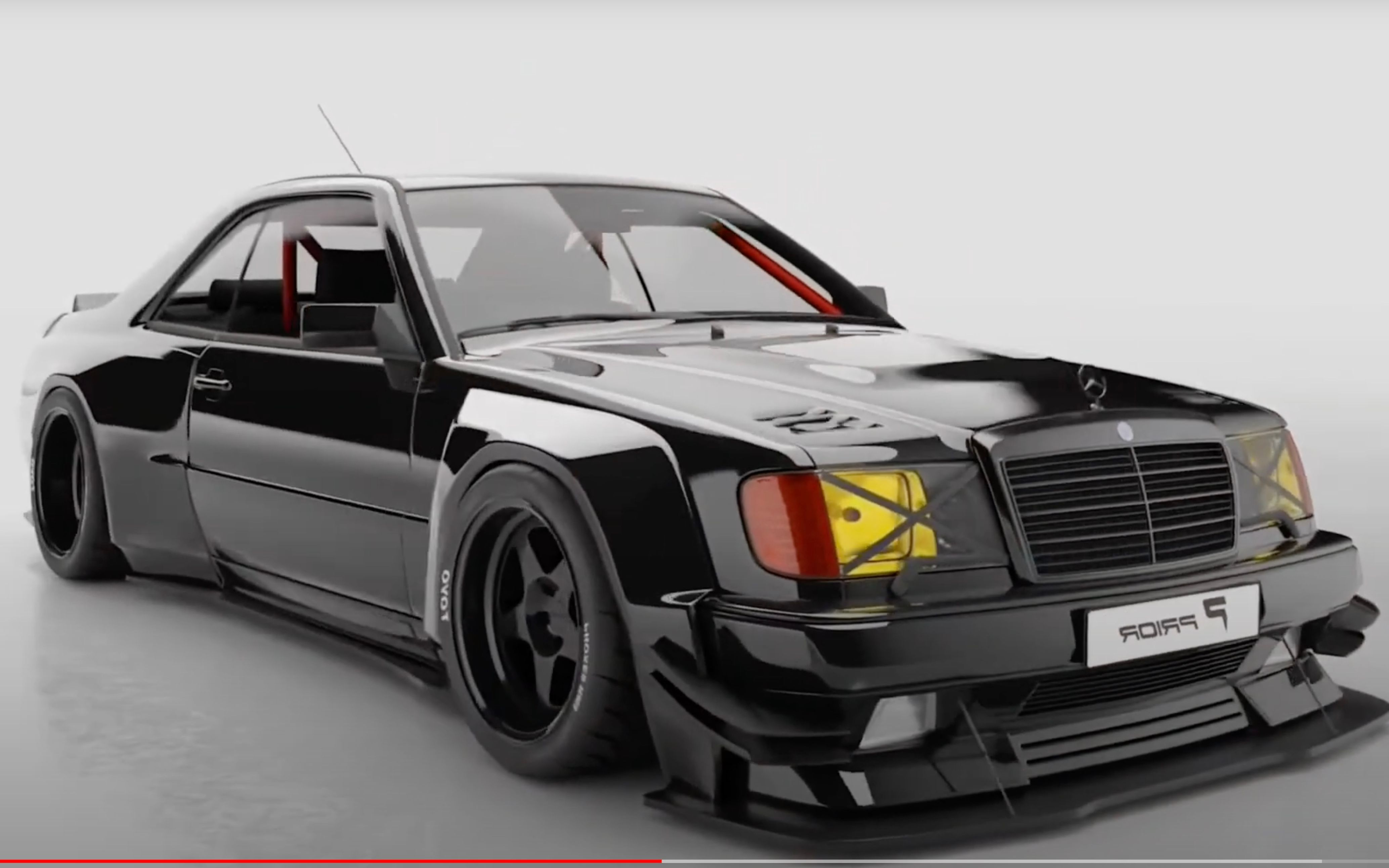 "虎头奔 宽体"2020 梅赛德斯 w124 宽体概念设计!