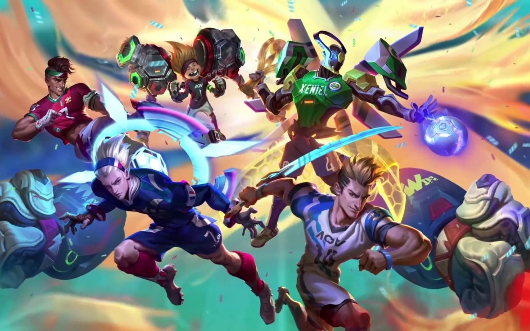 王者荣耀国际版五款世界杯皮肤诸葛亮和李白的最帅