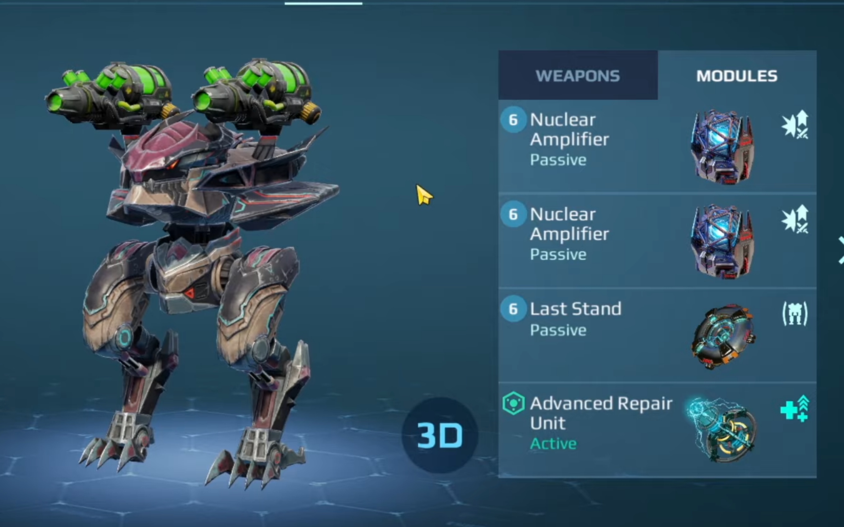 【war robots搬运】白龙不死只会凋零!1s叠满核爆什么体验?_wwr