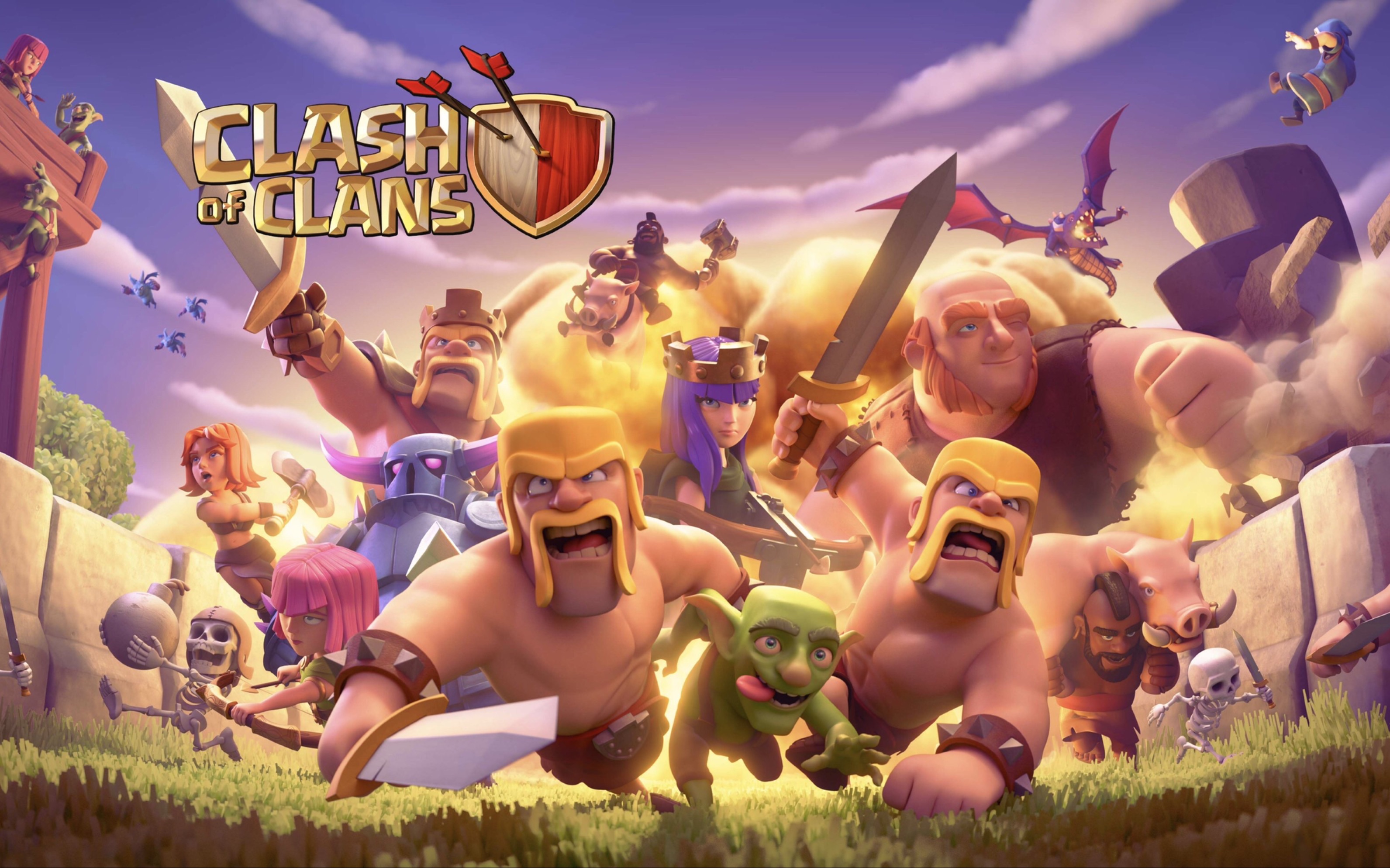 部落冲突:皮卡石法 八本最好玩的套路,陆军最基础的