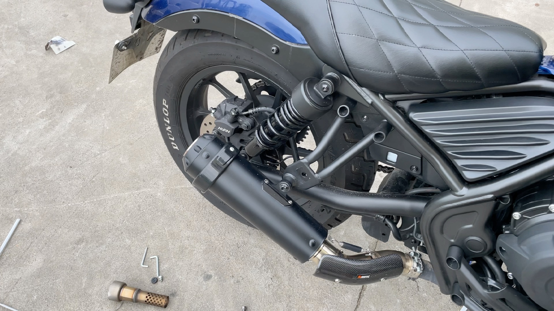 本田cm500 scorpion英蝎排气 声音