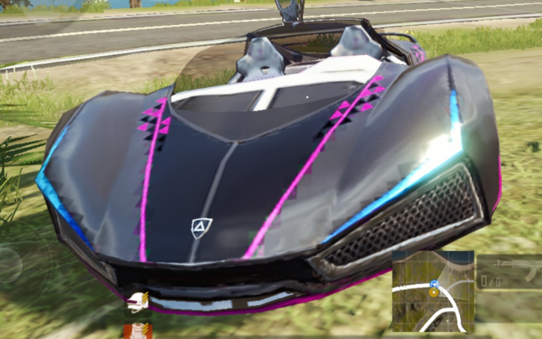 pubg:ns跑车皮肤试用(没领到的可以来看看)_哔哩哔哩bilibili_绝地